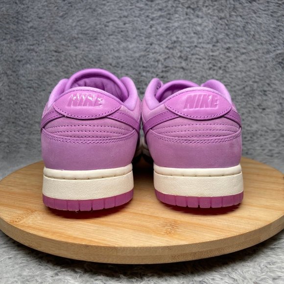 Nike Dunk Low Premium Size 8 Women Rush Fuchsia Pink Sail - Picture 5 of 9